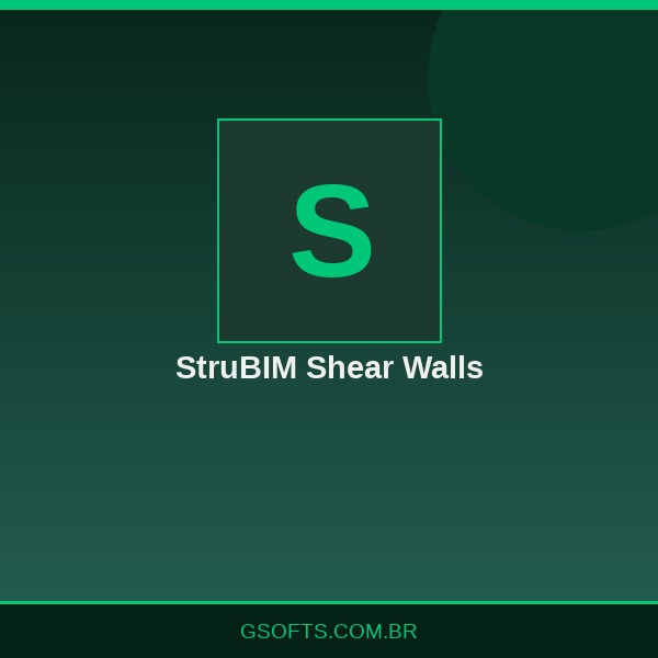 StruBIM Shear Walls